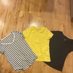 BUNDLE! Three v-neck tees